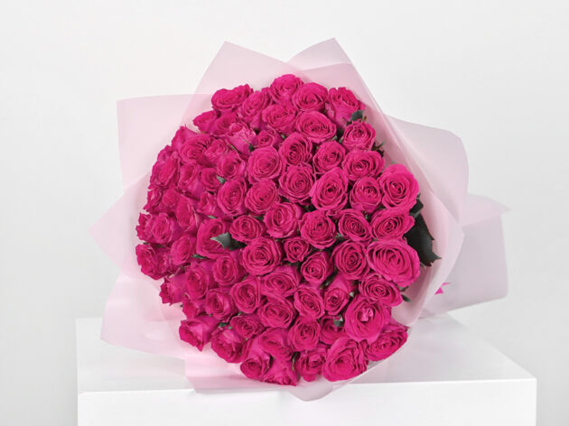 Elegance fuchsia bouquet