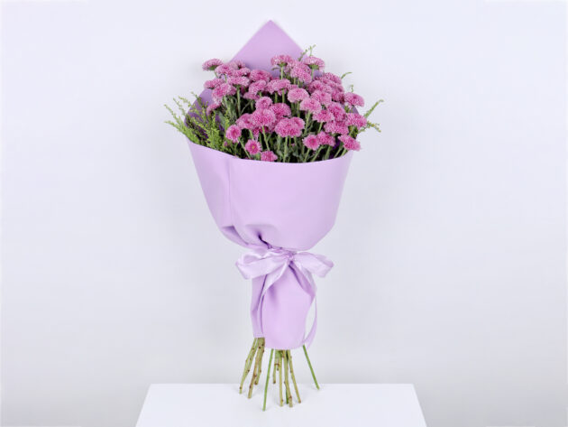 Purple Chrysanthemum Bouquet