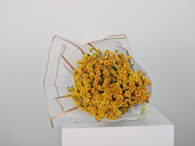 Yellow chrysanthemum bouquet