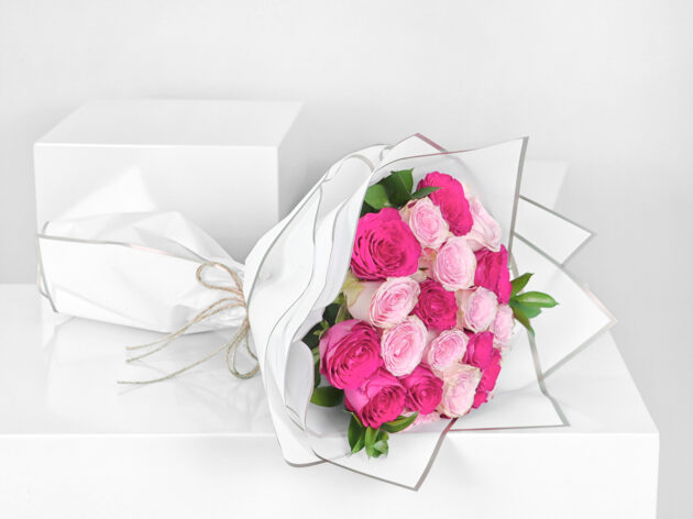 Beautiful pink and fuchsia bouquet