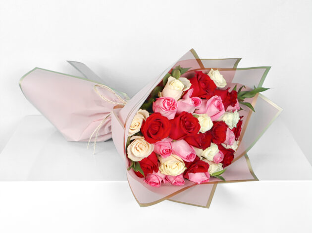 Mix roses bouquet A048