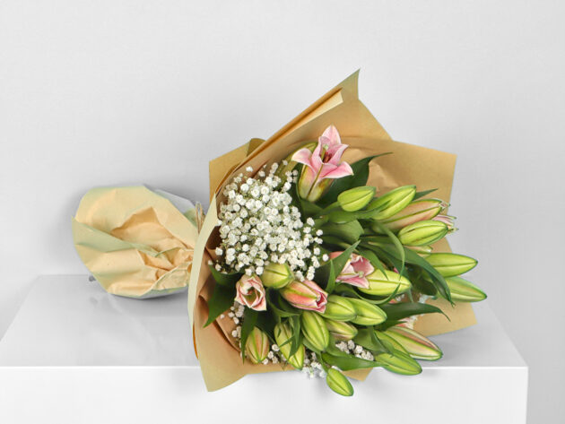 Lily special pink bouquet