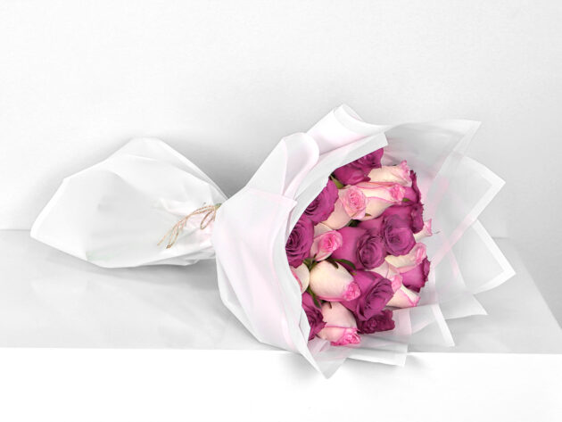 Soft mix roses bouquet