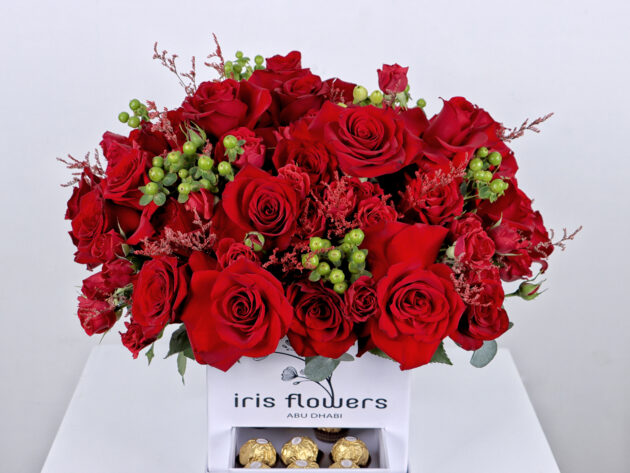 White happiness box with Ferrero chocolate - Image 2