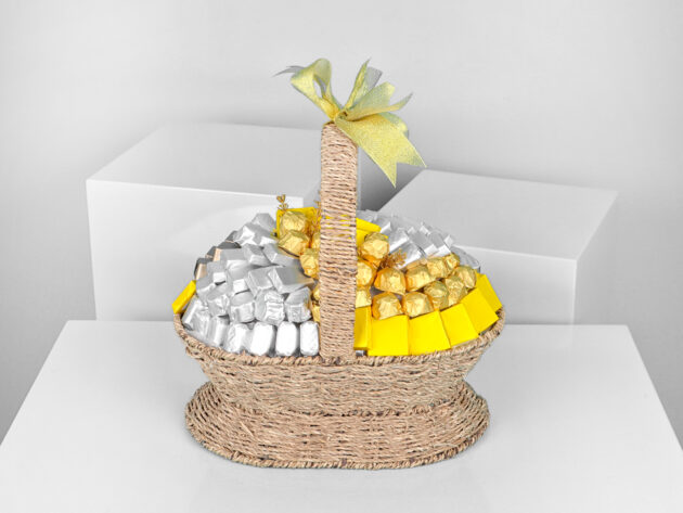 Basket Of Luxurious Coordinated Chocolates - Image 2